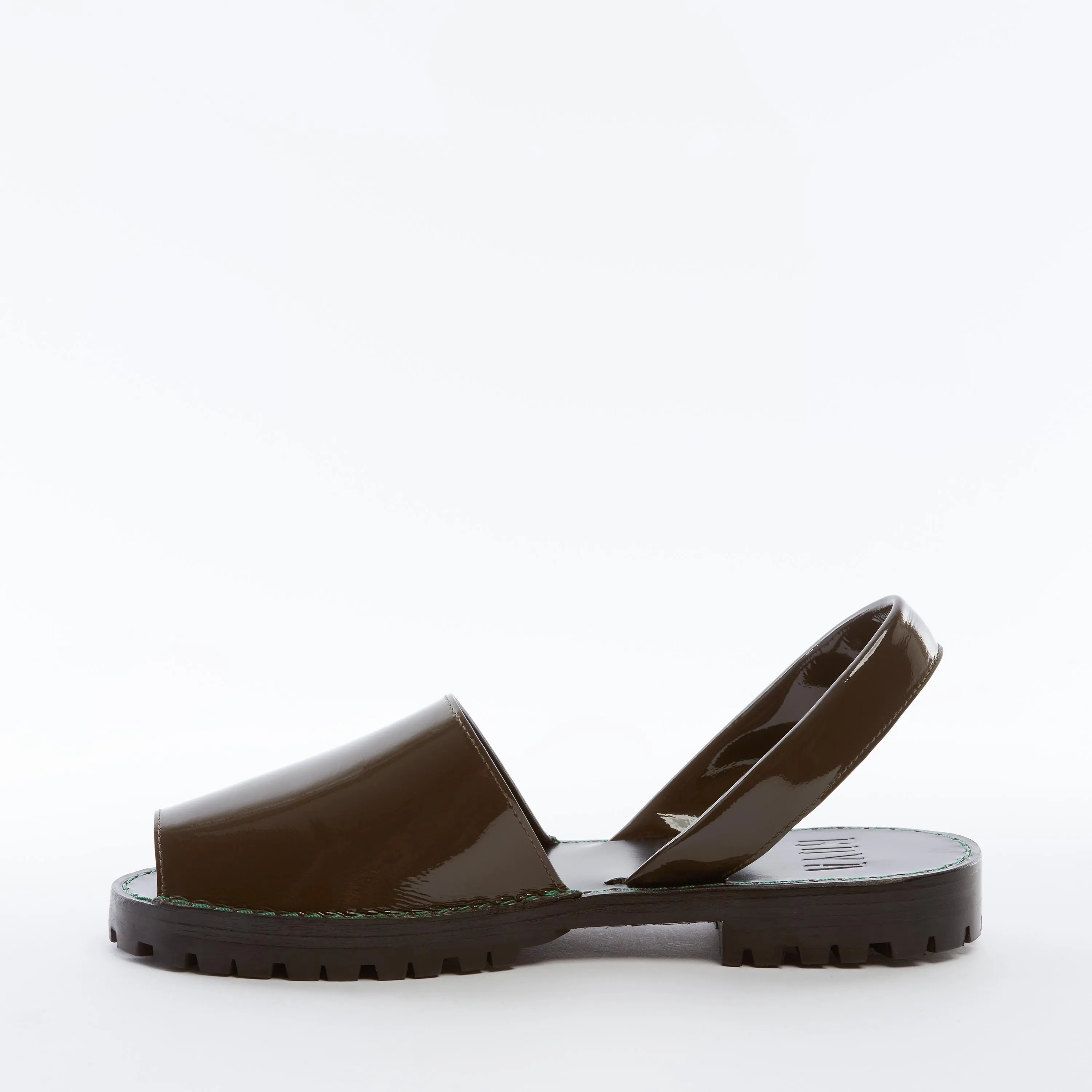 | OFFER | Mud Patent Leather Goya Slide