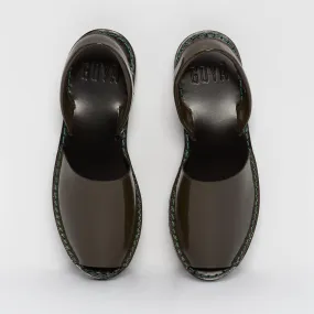 | OFFER | Mud Patent Leather Goya Slide