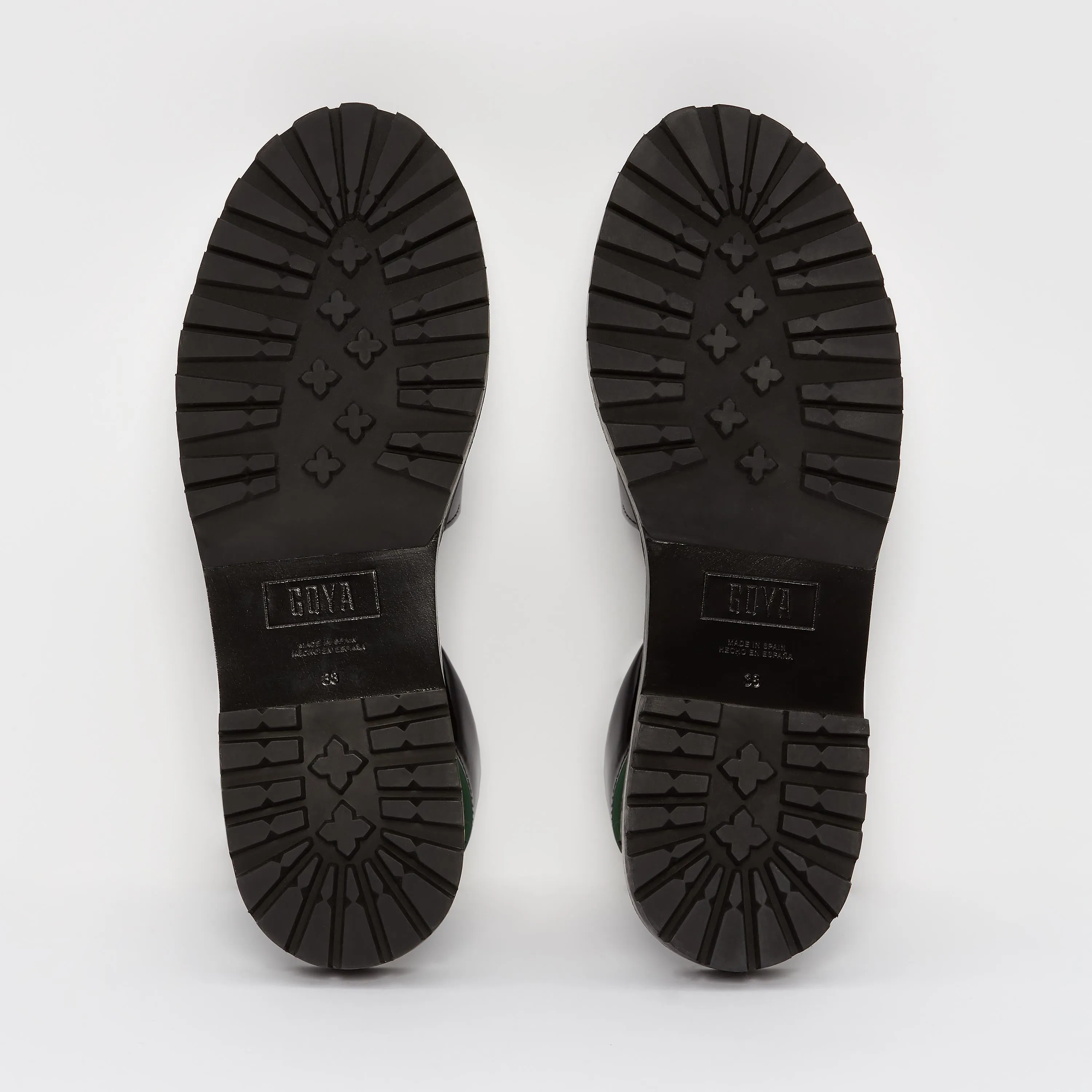 | OFFER | Tar Patent Leather Goya Slide