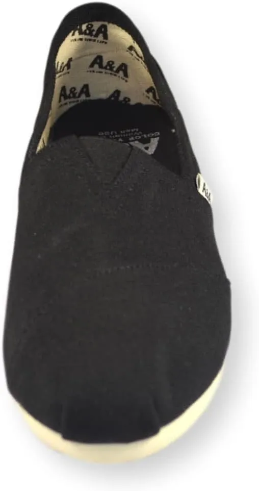 A&A - Espadrilles for Women - Sandals - Canvas Shoes - Slip On Shoes - Alpargatas for Women - Unisex Shoes - Vegan Shoes