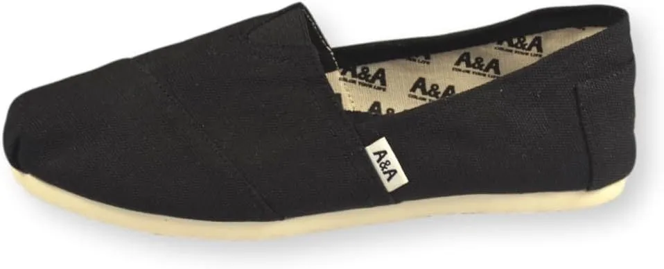 A&A - Espadrilles for Women - Sandals - Canvas Shoes - Slip On Shoes - Alpargatas for Women - Unisex Shoes - Vegan Shoes