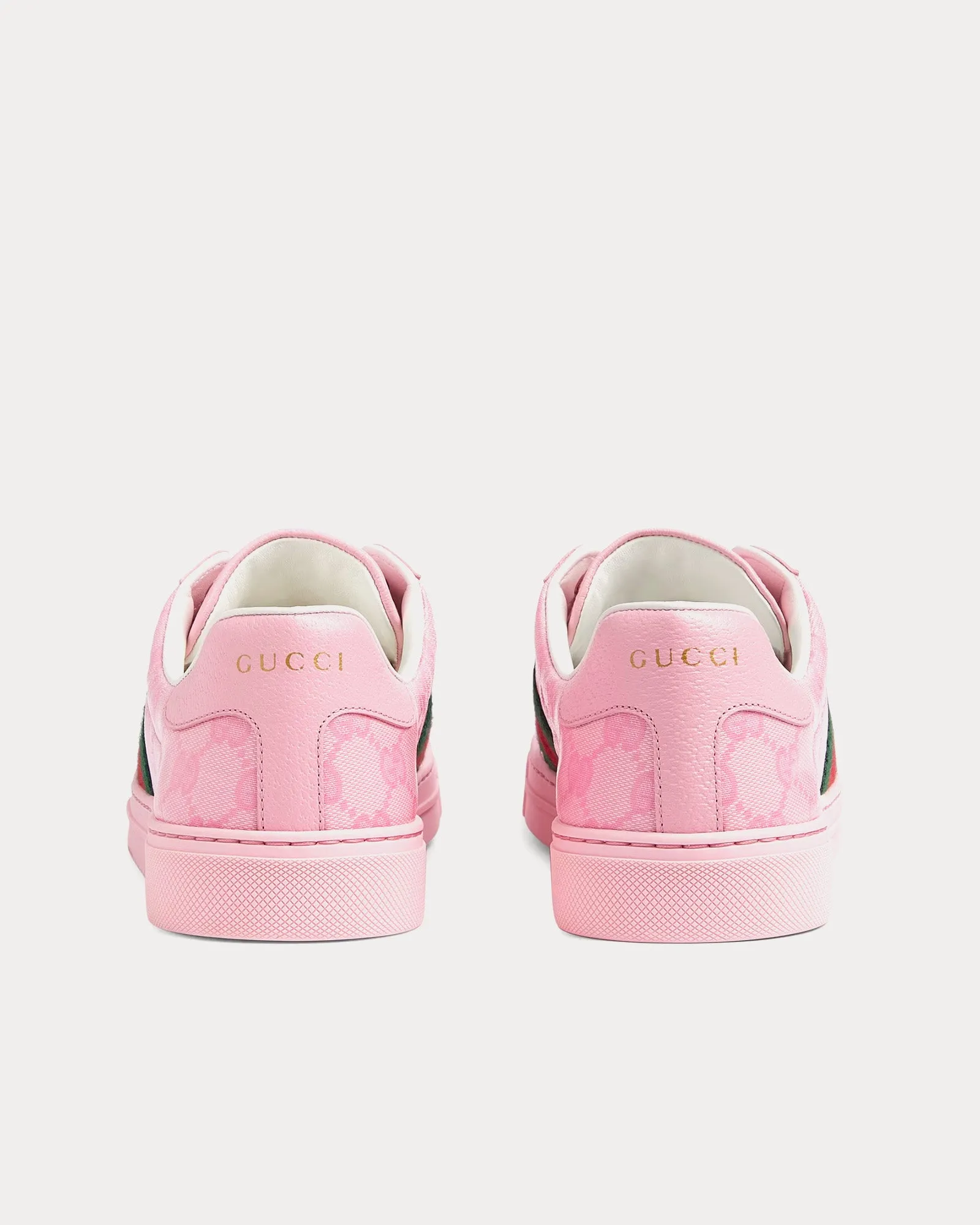 Ace GG Crystal Canvas Pink Low Top Sneakers