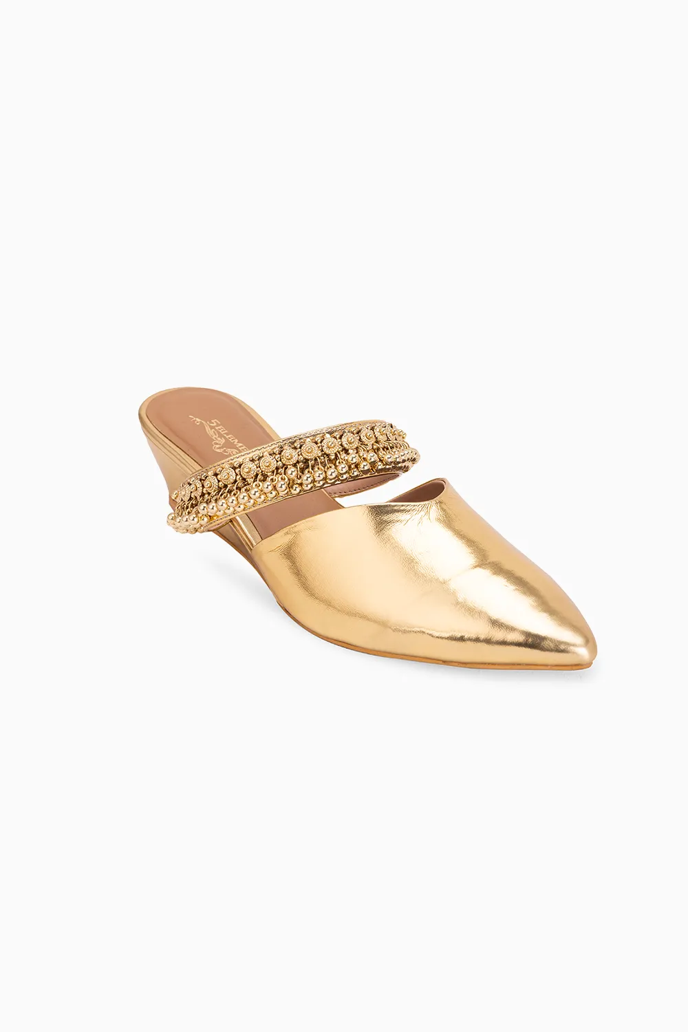 Akali Gold Heels