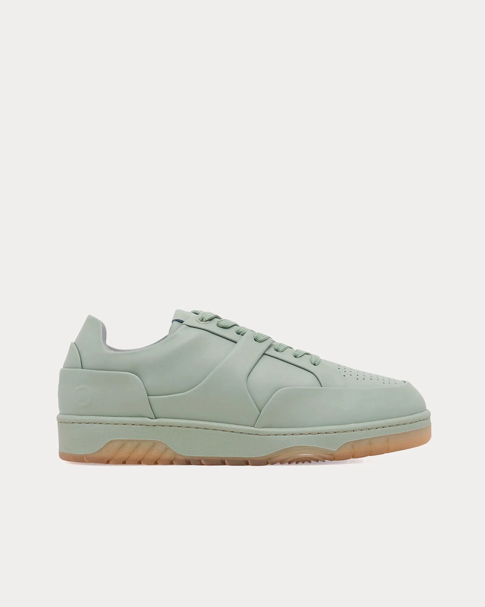 Alex Leather Sage Green Low Top Sneakers