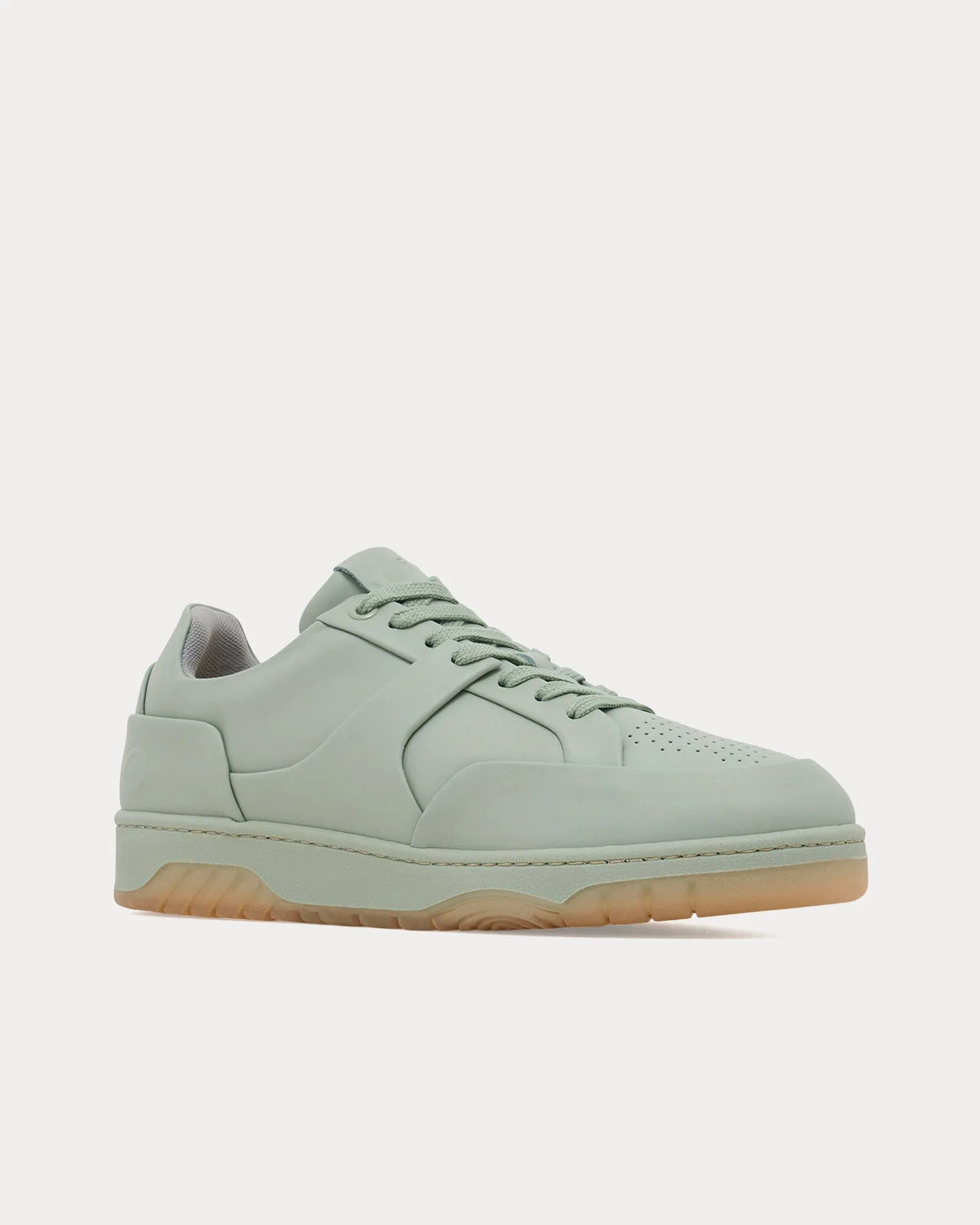 Alex Leather Sage Green Low Top Sneakers