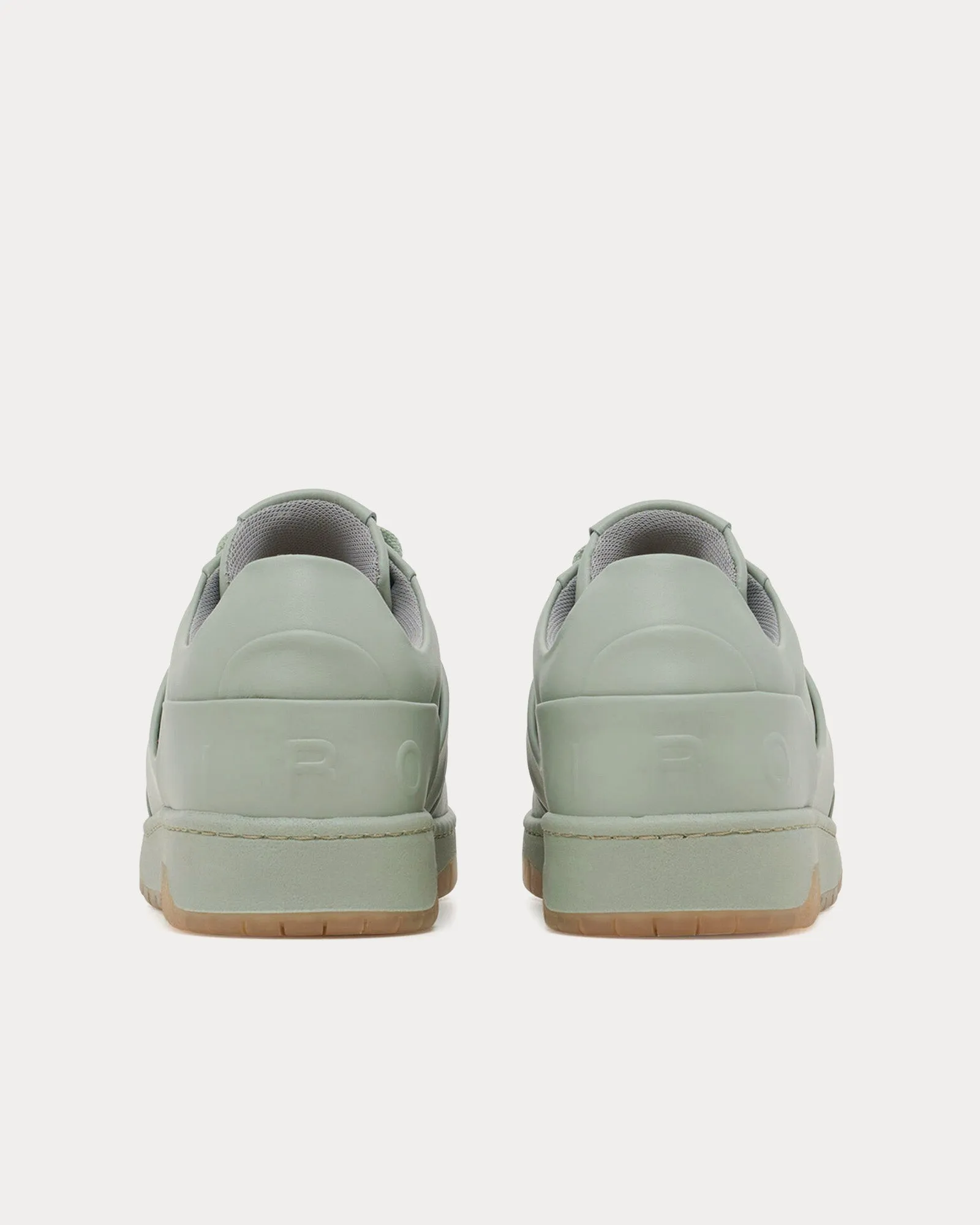 Alex Leather Sage Green Low Top Sneakers