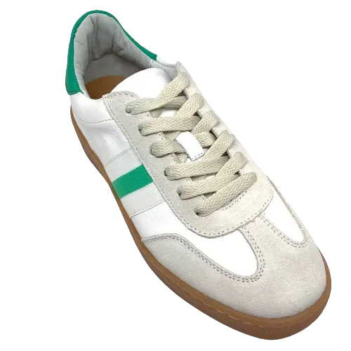 Aloha Sneaker  -  Cream/White/Green