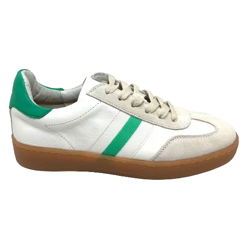 Aloha Sneaker  -  Cream/White/Green