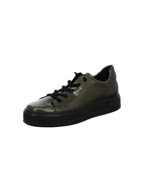 Ara Women's 1223042-06 Canberra Leather Sneakers Forest Green