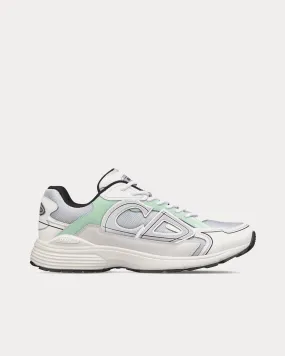 B30 Mesh & Technical Fabric Gray / Light Green / White / Black Low Top Sneakers