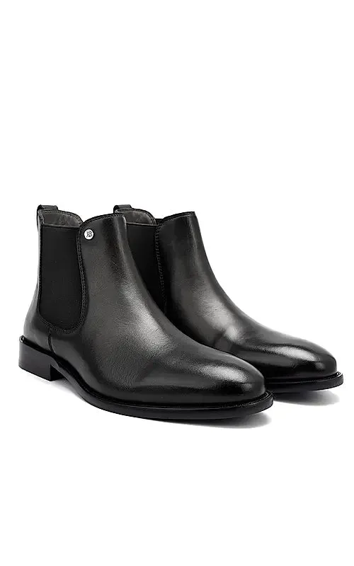 Black Leather Boots