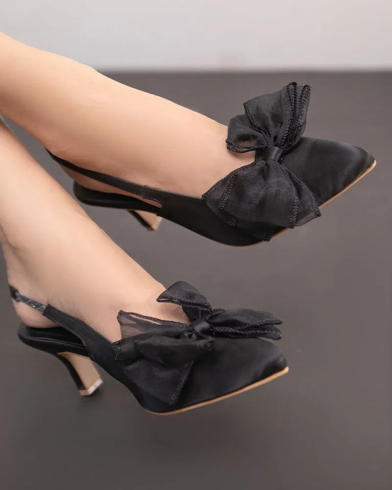 Bow Mule Heels
