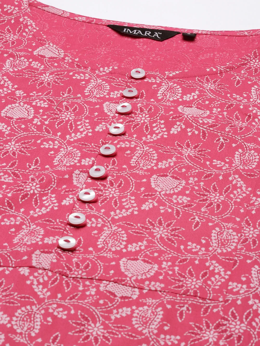 Coral Printed Kurta Set