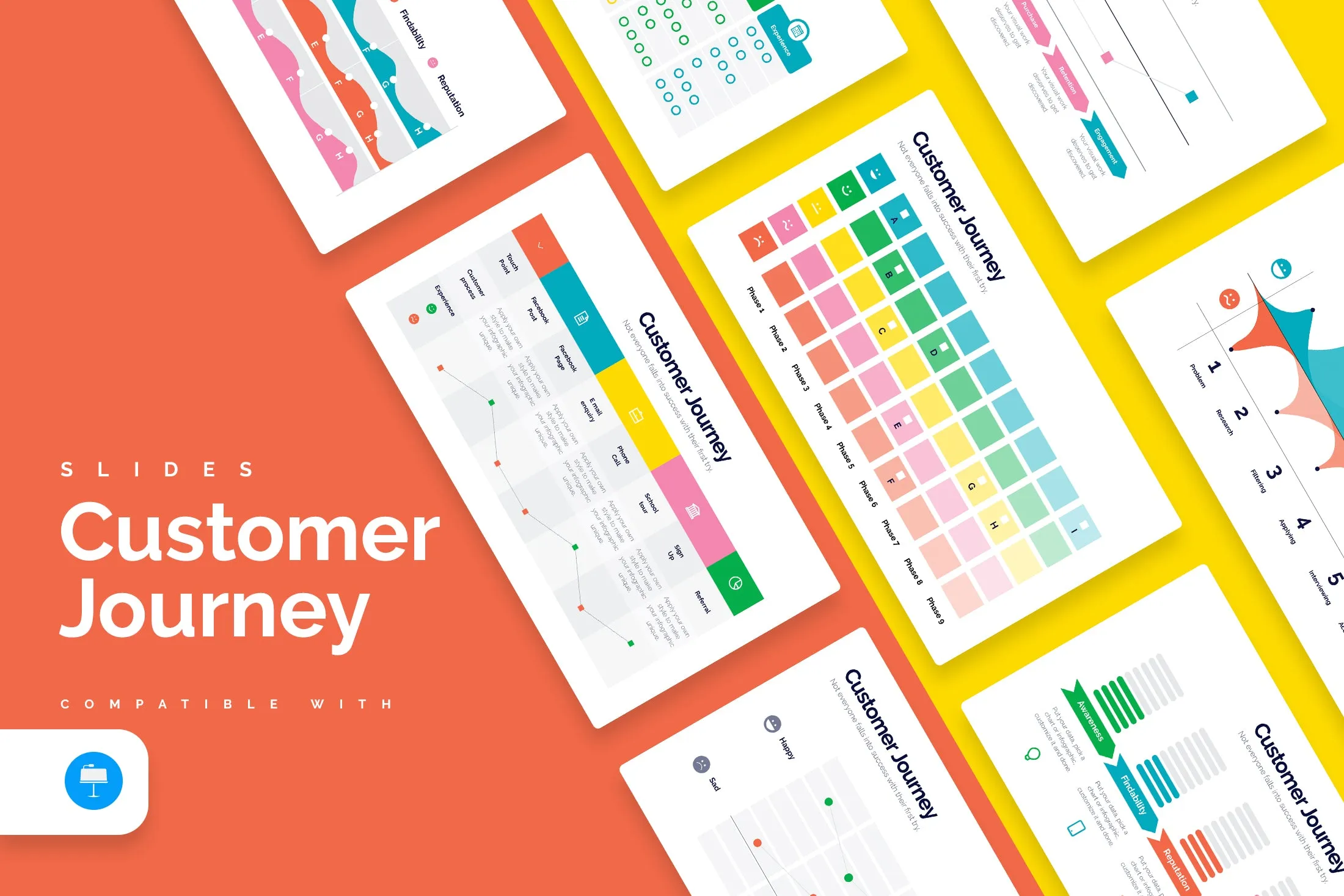 Customer Journey Keynote Infographics