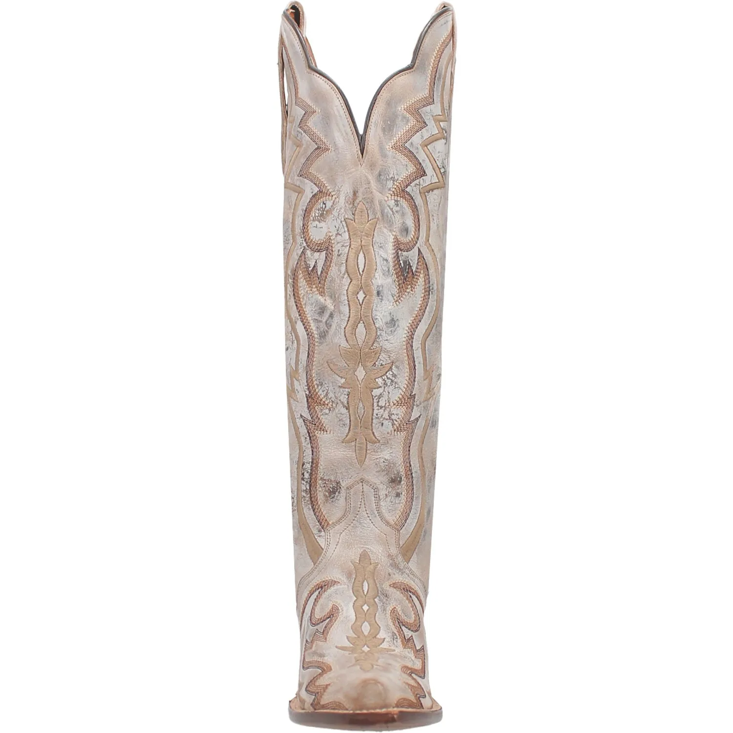 Dan Post Womens Silvie Bone Leather Fashion Boots 10 M