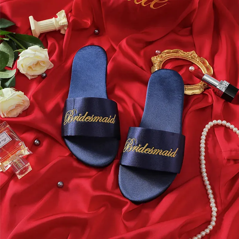 Elegant Bridal Satin Sandals