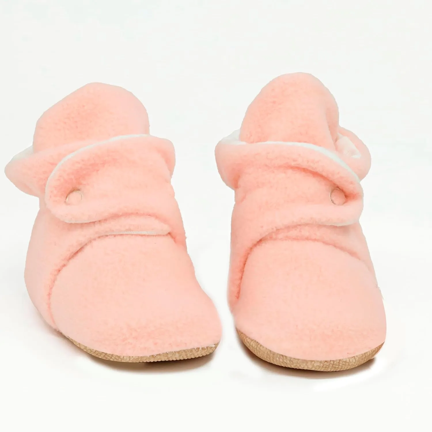 Ella Bonna Fleece Baby Booties, Warm Organic Infant Booties