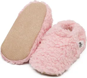 Ella Bonna Unisex Teddy Baby Booties Cotton Newborn Baby Socks Slipper Toddler Shoes, Infant Baby Girl Booties, Boy Socks