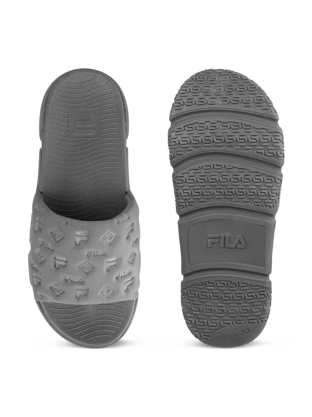 Fila Unisex Candor Grey Sliders