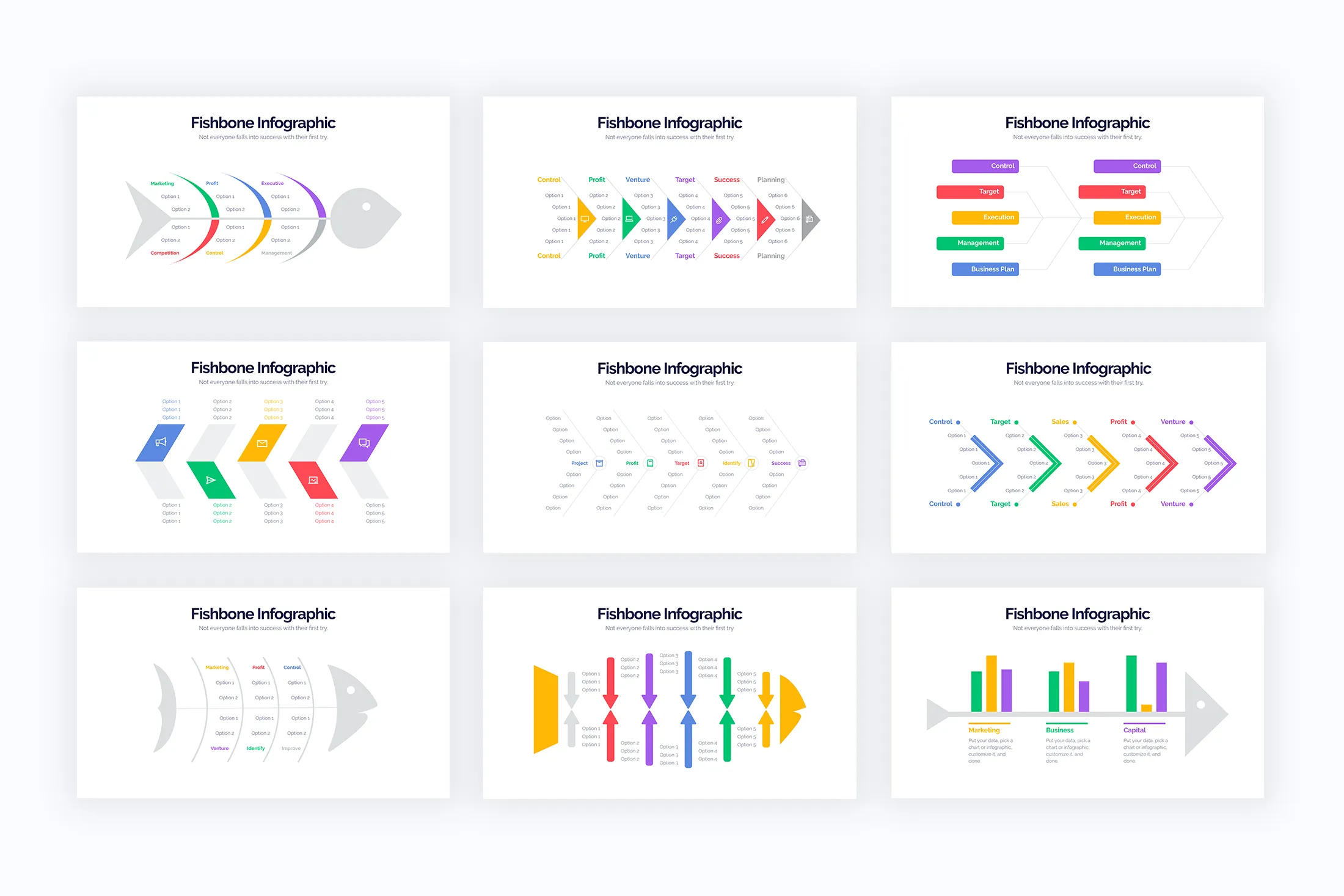 Fishbone Illustrator Infographics