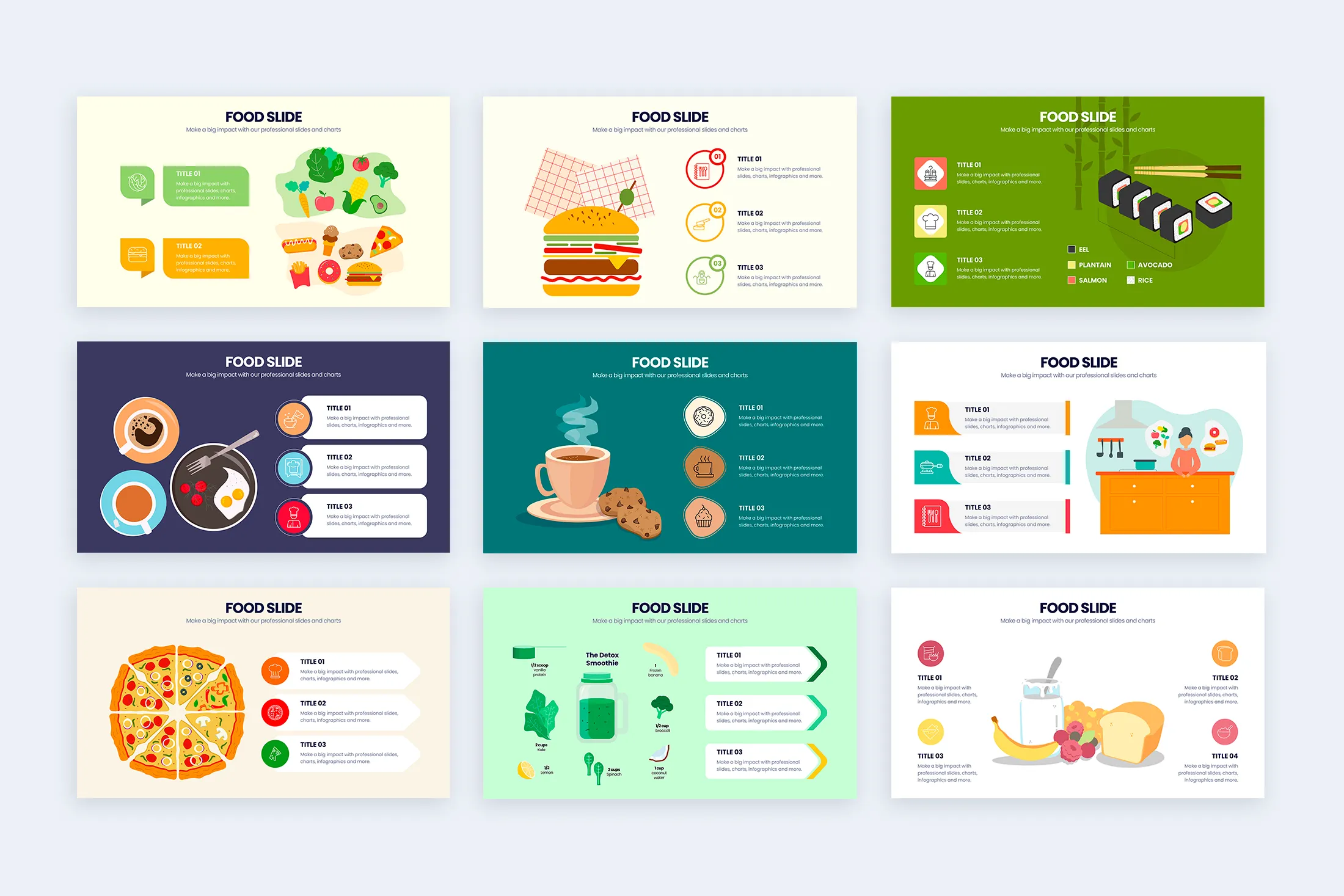Food Google Slides Template