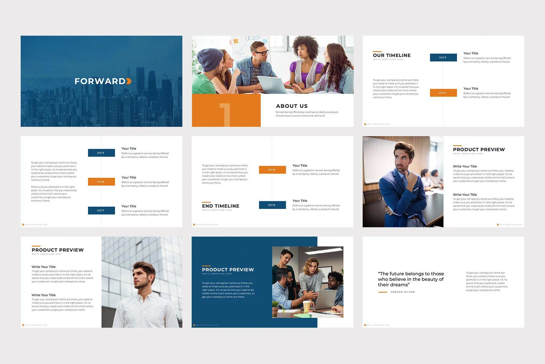 Forward Business Google Slides