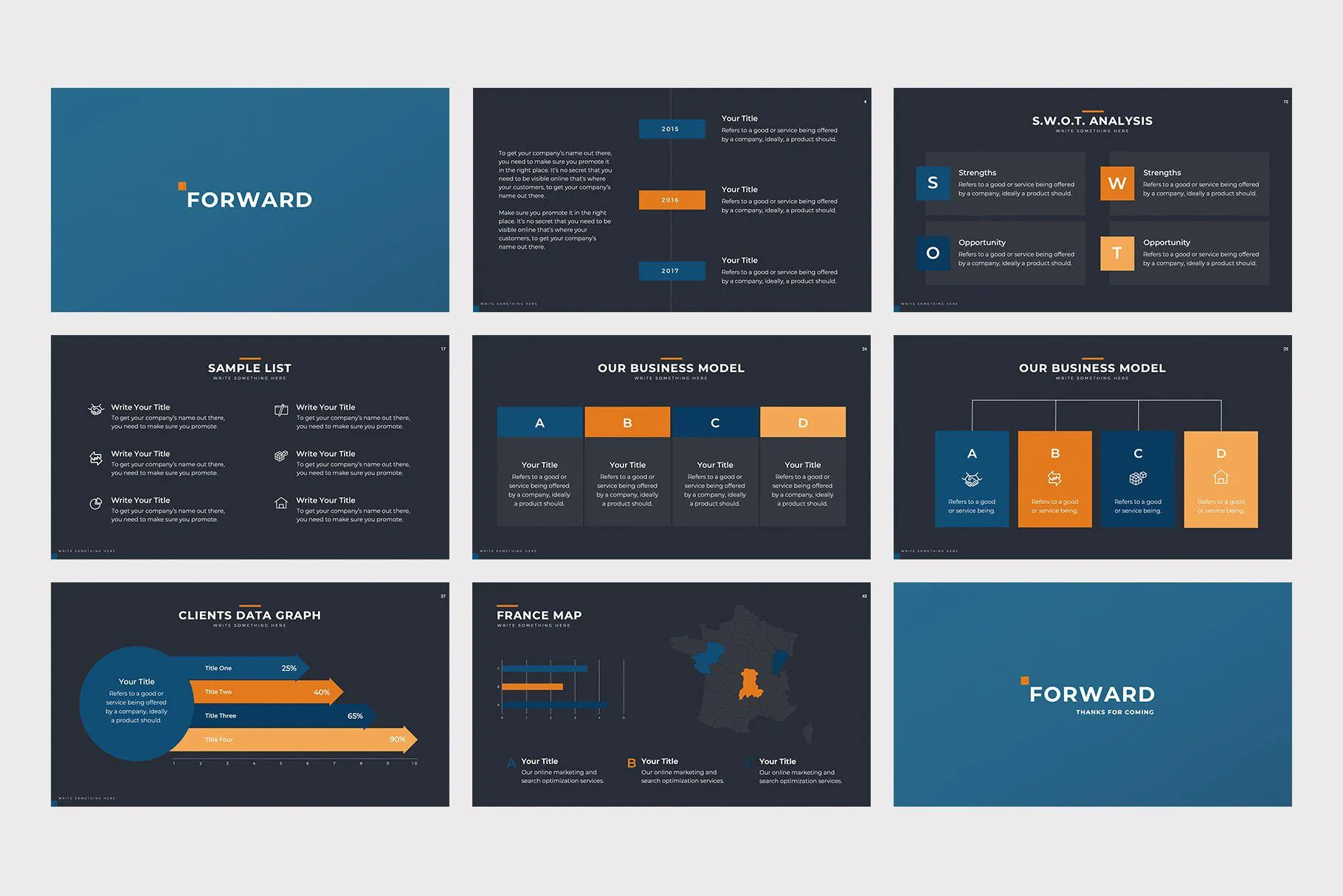 Forward Business Google Slides