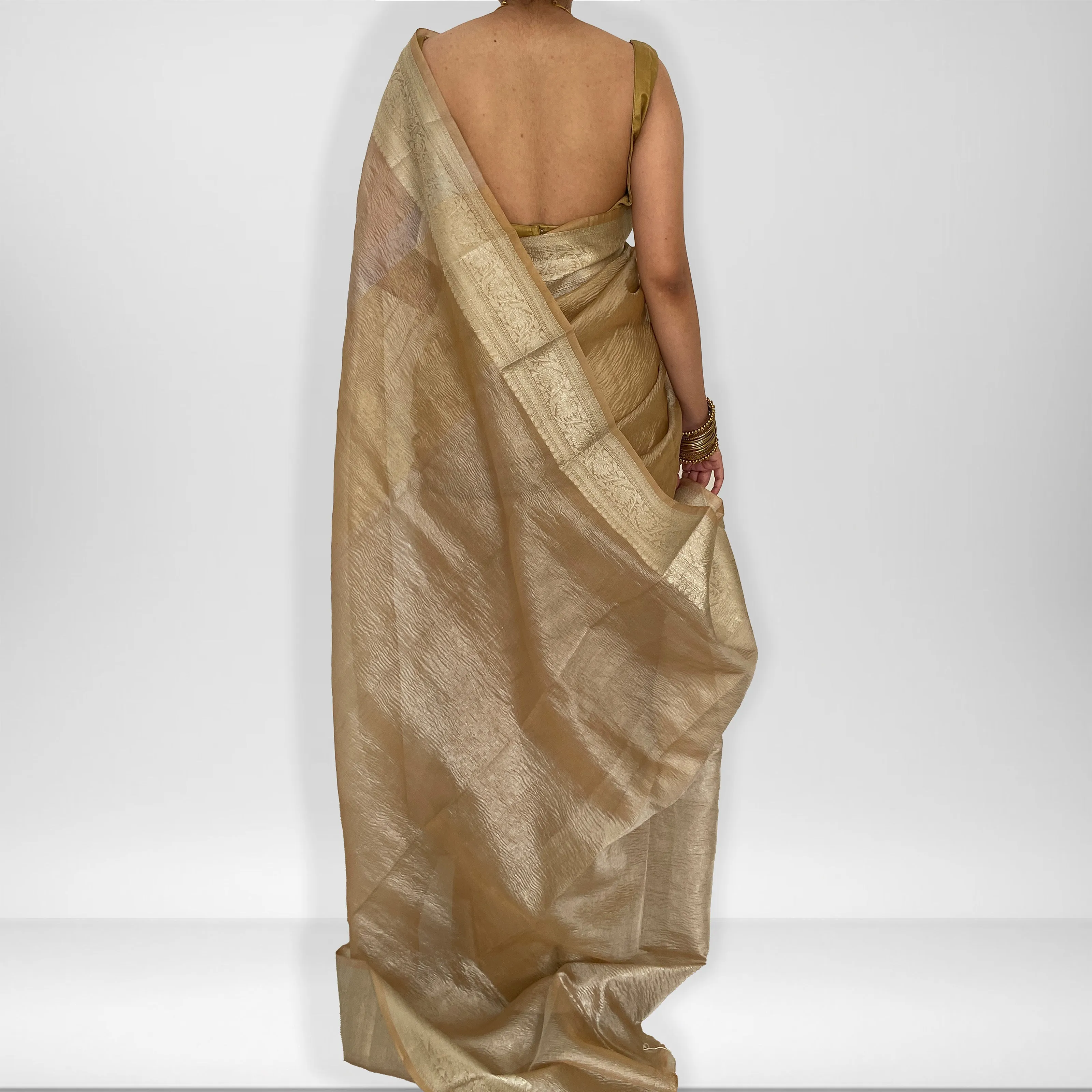 Gauri | Crush Tissue Saree