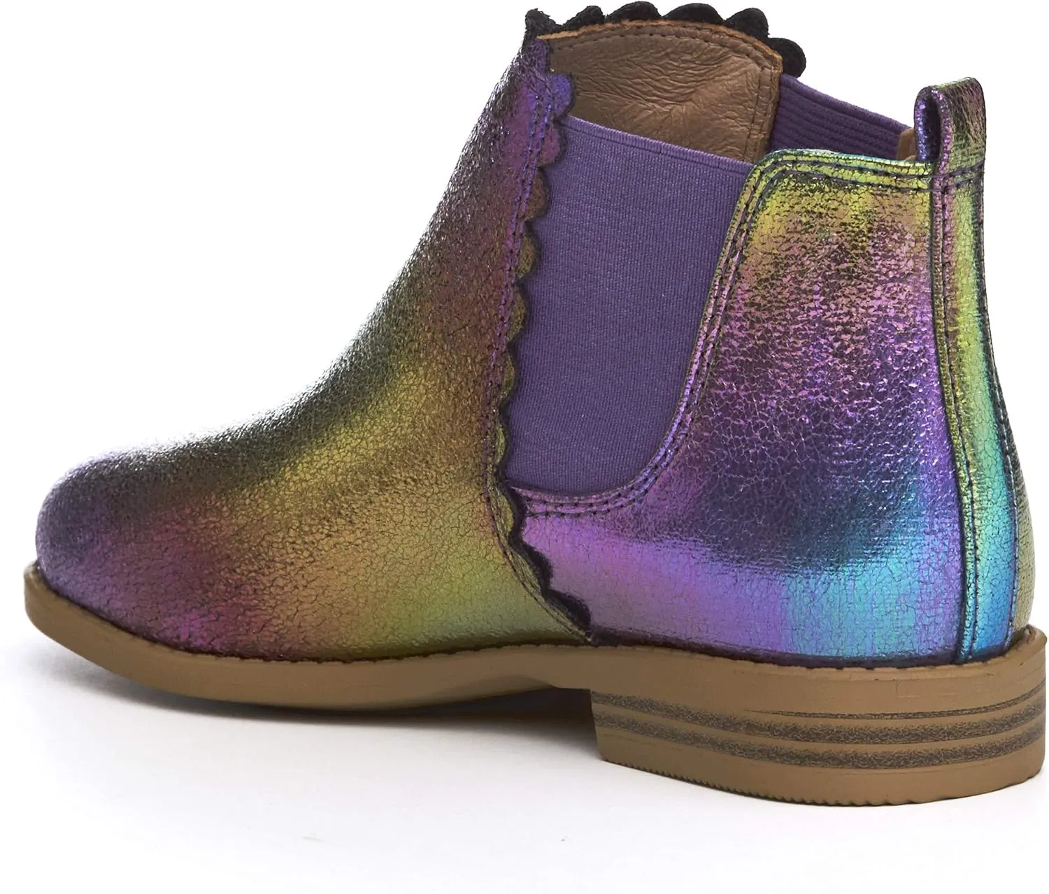 Girls Chelsea Ankle Boot - Mermaid Rainbow Multi