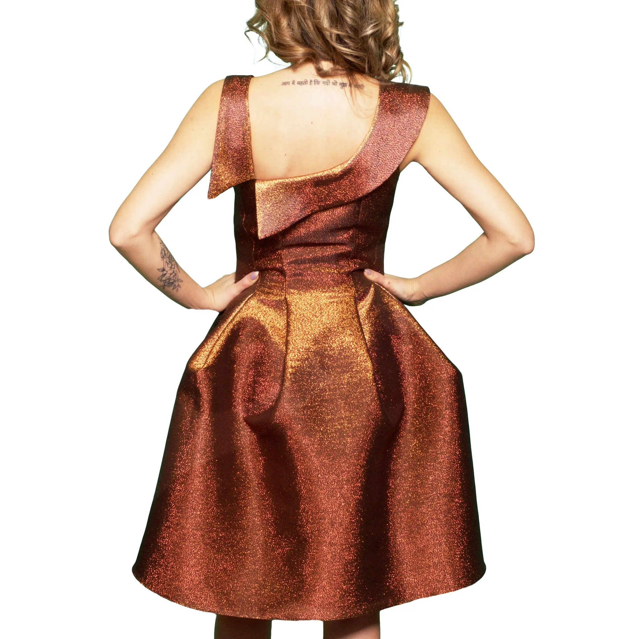 Golden Finish Dress
