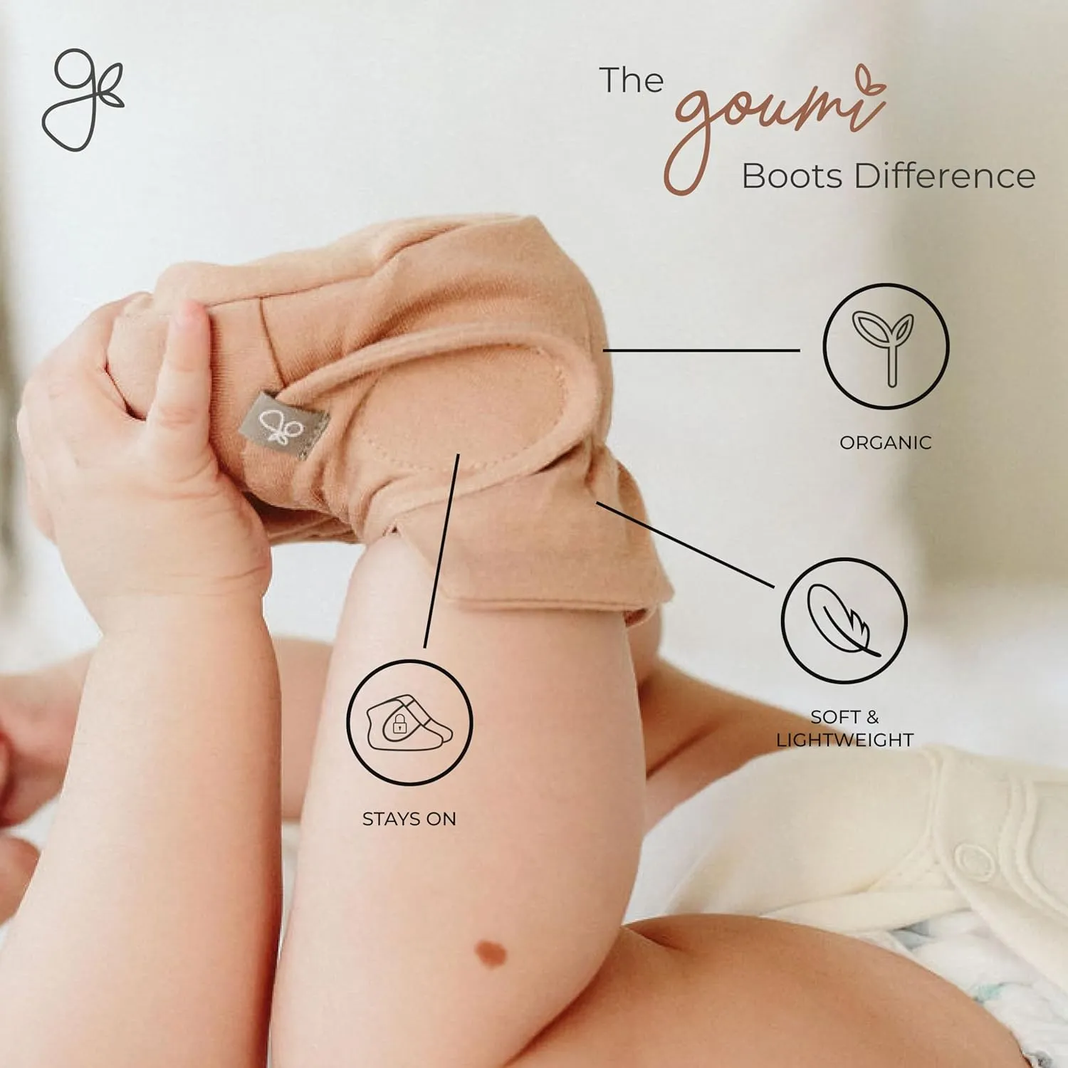 goumikids Viscose Made from Bamboo Cotton Stay-On Boots