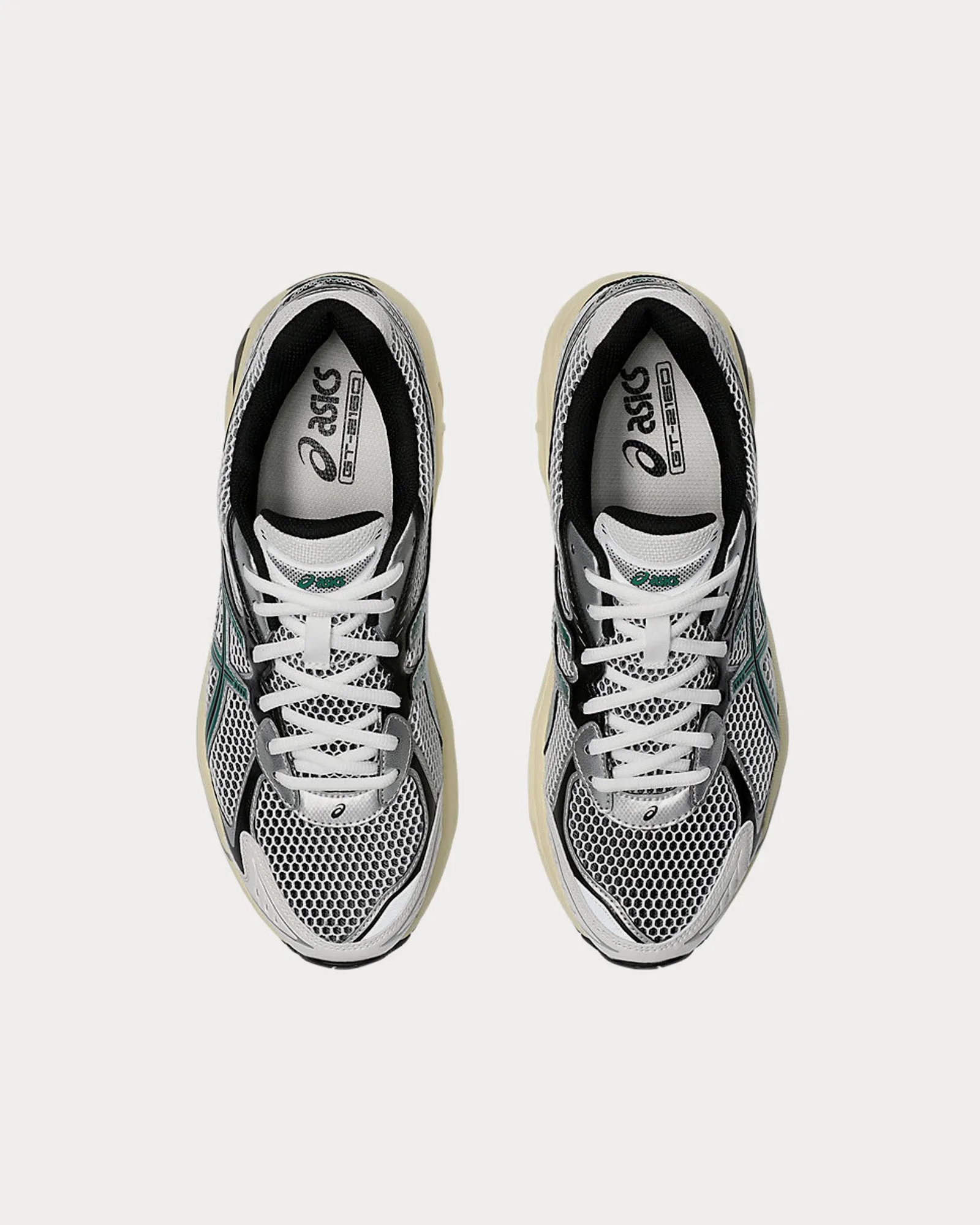 GT-2160 White / Jasper Green Low Top Sneakers