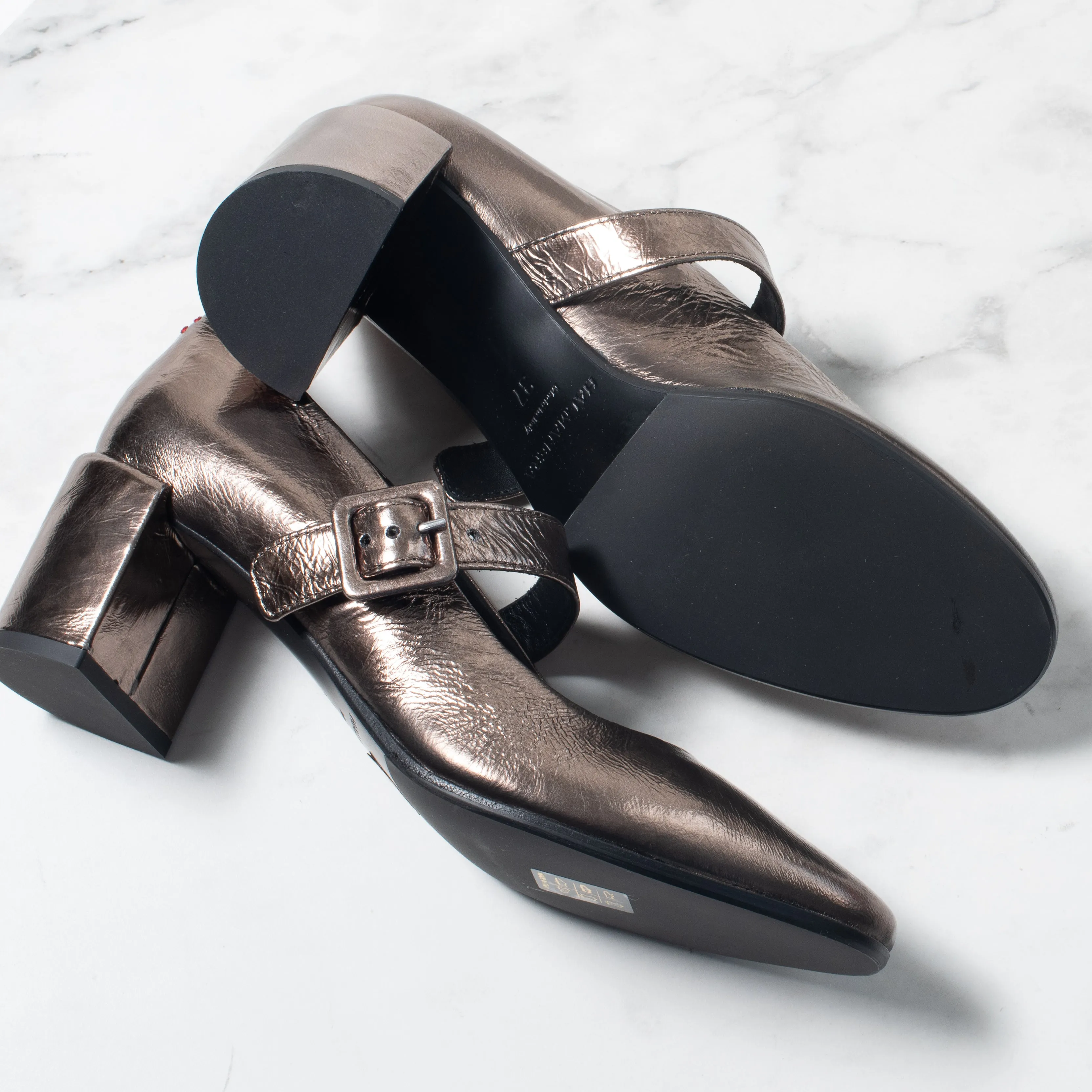 Halmanera Heel Mary Jane (bronze) ON SALE!