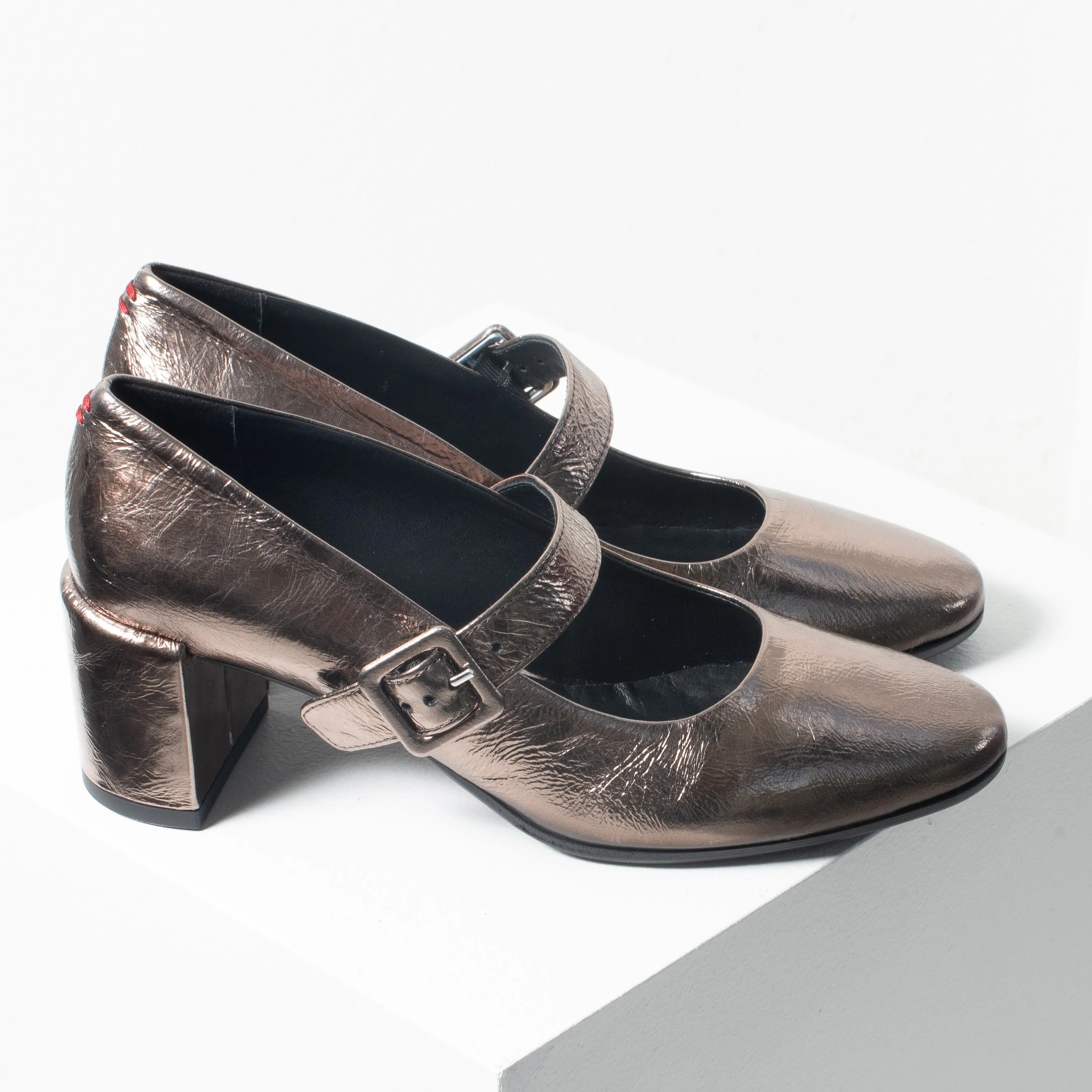Halmanera Heel Mary Jane (bronze) ON SALE!