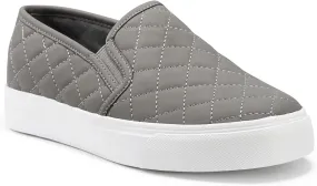 JENN ARDOR Womens Slip On Sneakers Perforated/Quilted Casual Shoes Fashion Walking Flats