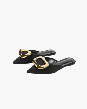 Julisse – Gold buckle – Slides