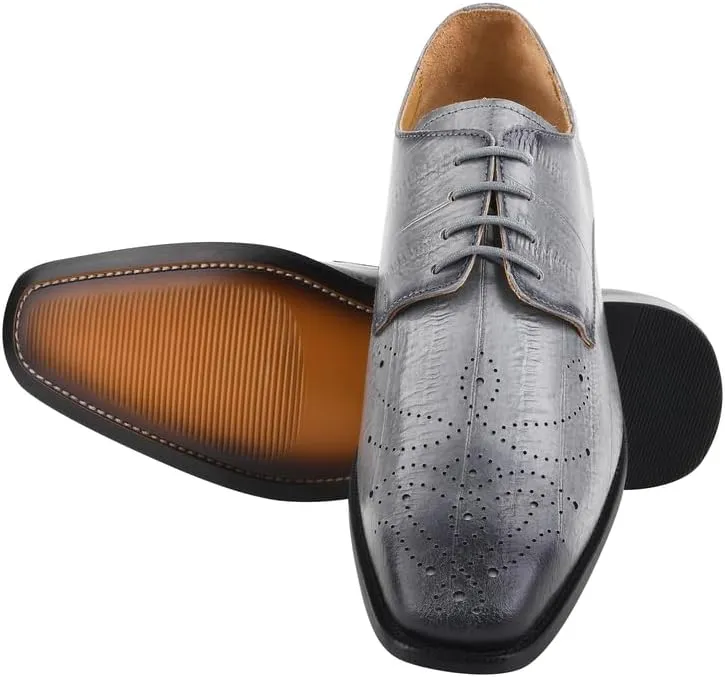 LIBERTYZENO Mens Manmade Leather Adults Loafers and Slip On Shoes for Easter Gift LS-Thomas