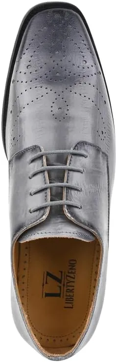 LIBERTYZENO Mens Manmade Leather Adults Loafers and Slip On Shoes for Easter Gift LS-Thomas