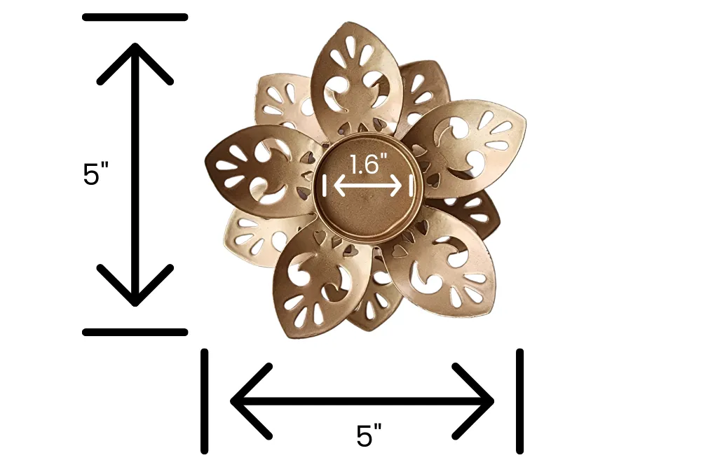 Lotus Brass Diya for Diwali