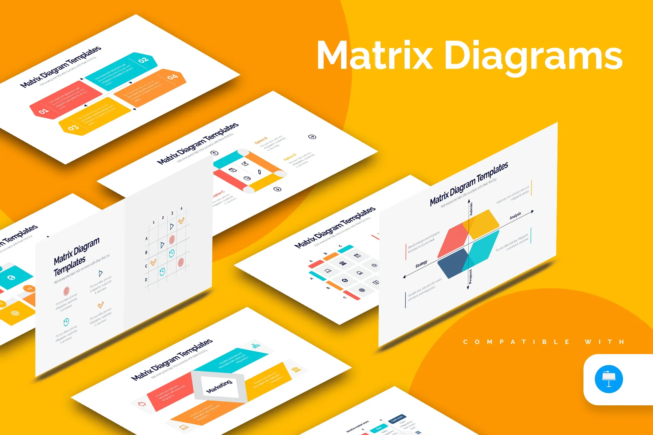 Matrix Diagram Keynote Infographics