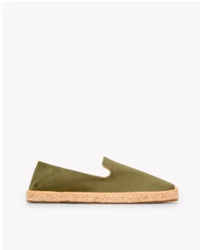 Mens_Espadrilles_The Smoking_Woven Colors_Oliva Green