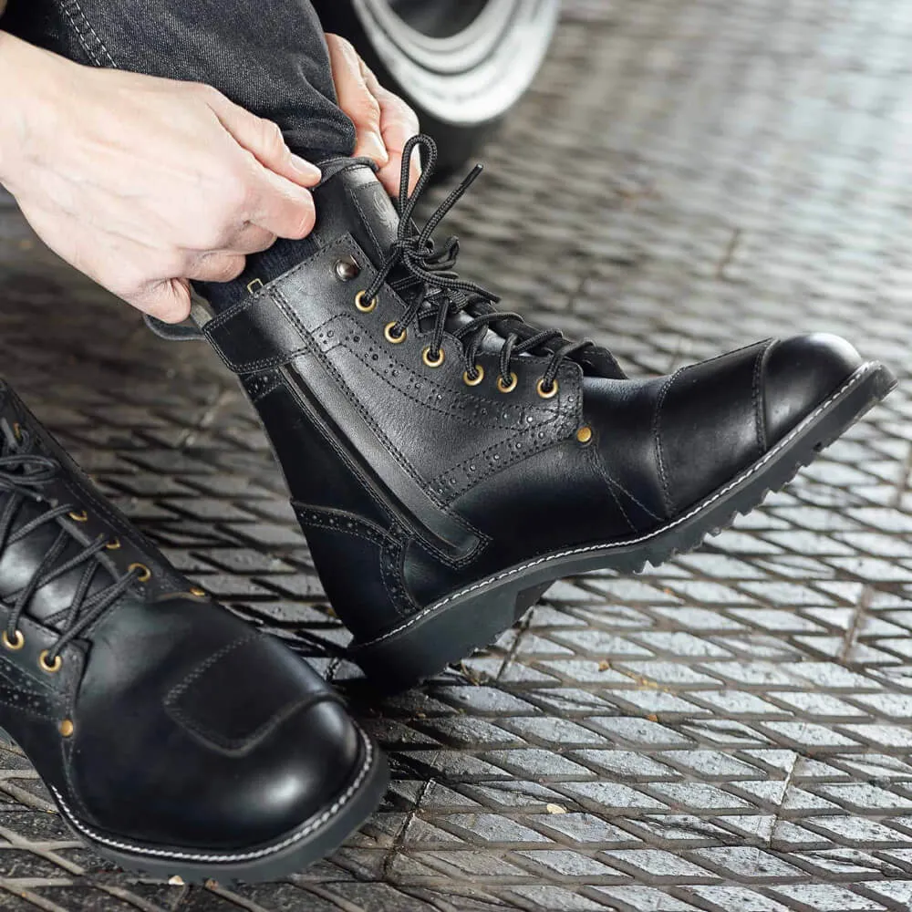 Merlin Derby Brogue D3O Waterproof Boots Black