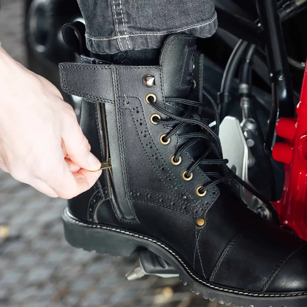 Merlin Derby Brogue D3O Waterproof Boots Black