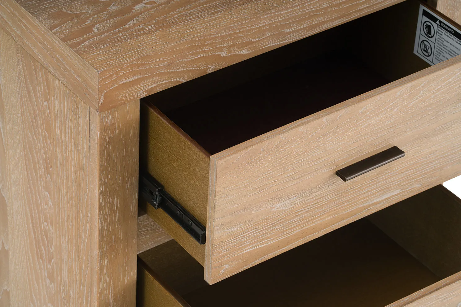 Modern Loft 2-Drawer Nightstand