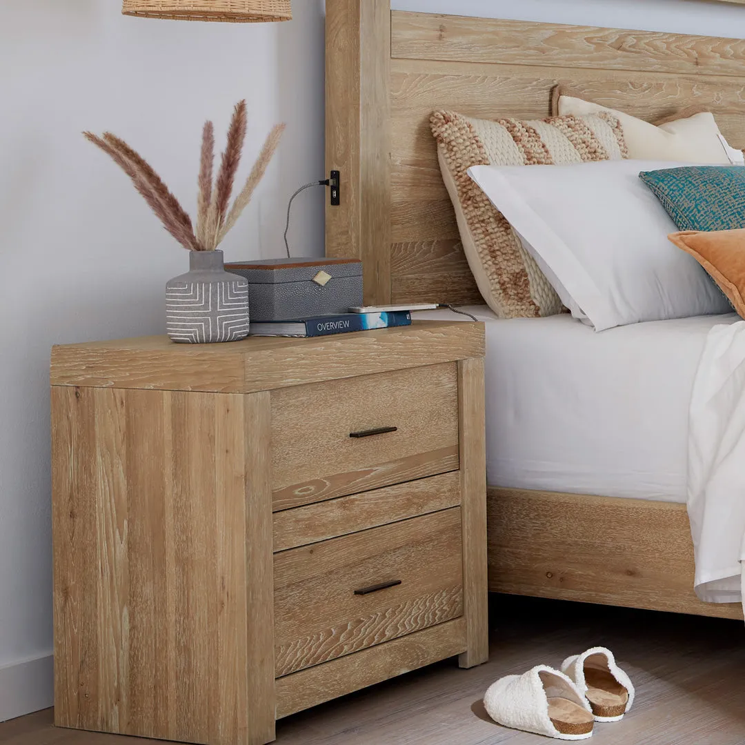 Modern Loft 2-Drawer Nightstand
