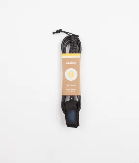 Mollusk 9ft Surfboard Leash - Black