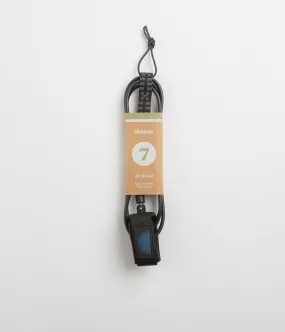 Mollusk All Round 7ft Surfboard Leash - Black