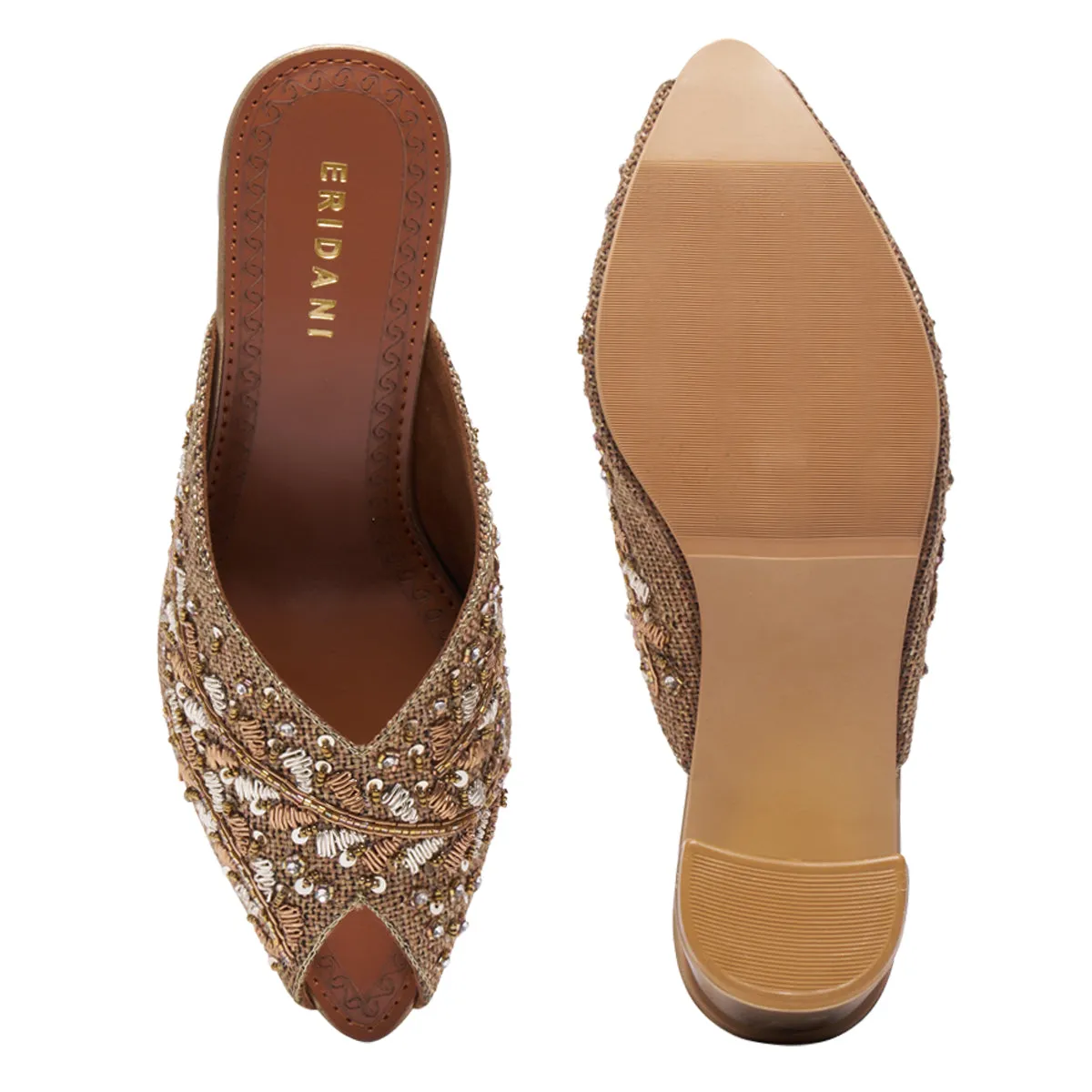 Nur Embroidered Heels