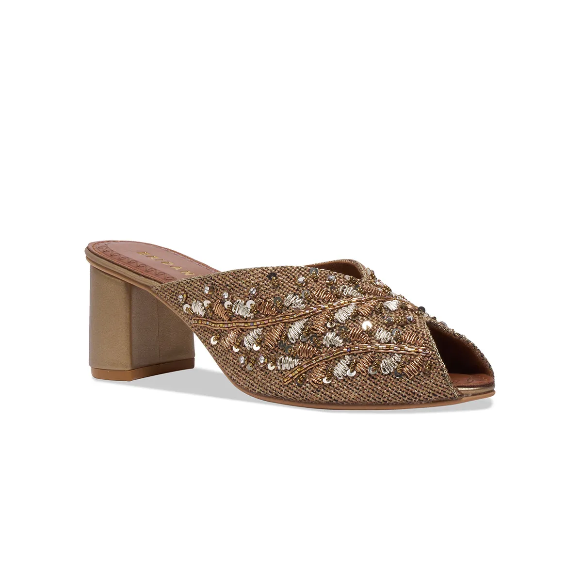 Nur Embroidered Heels