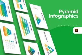 Pyramid Illustrator Infographics